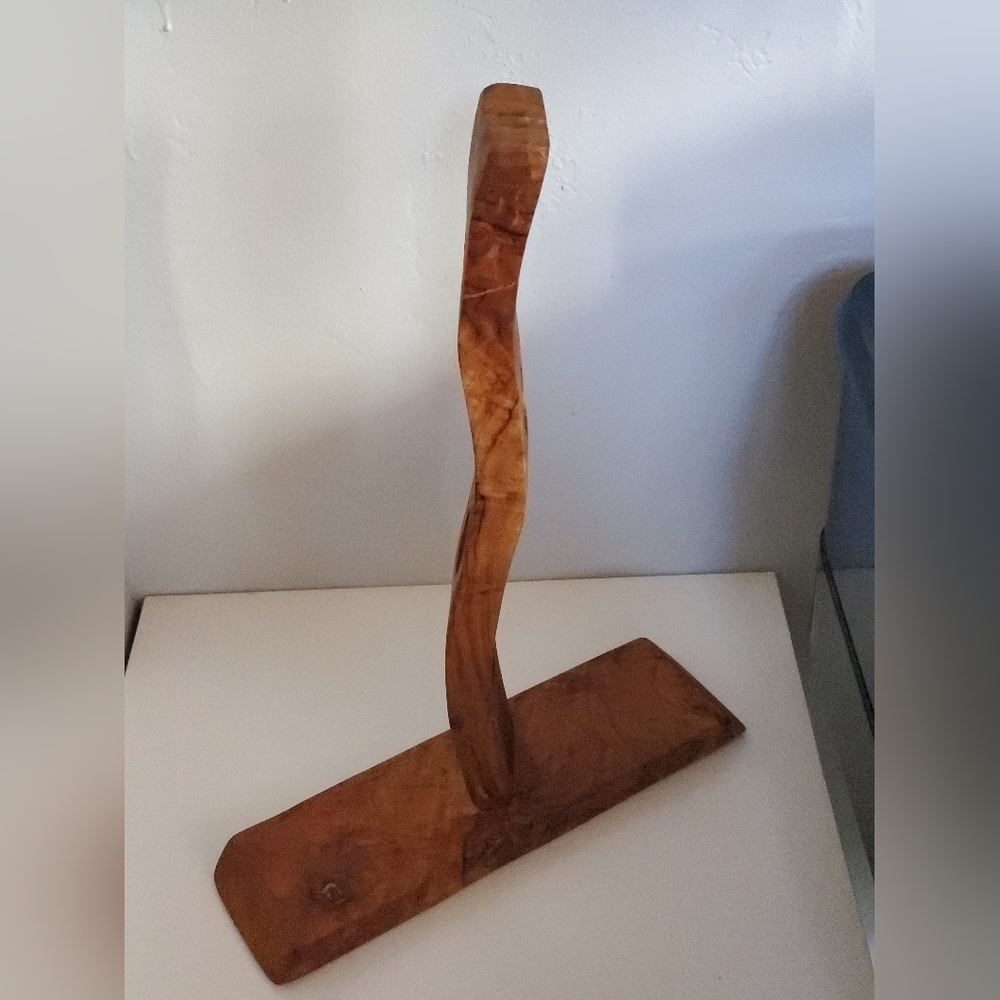 Olive Wood Bottle Holder - Picture 6 of 10